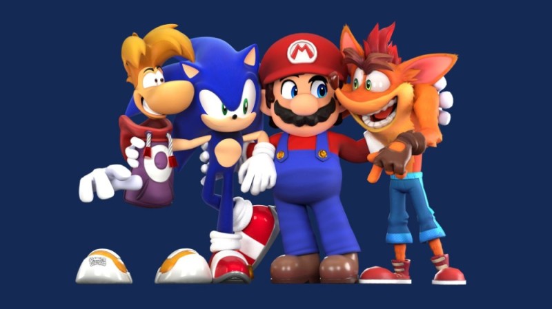 Create meme: Mario with Luigi and Sonic, sonic , Mario vs Sonic