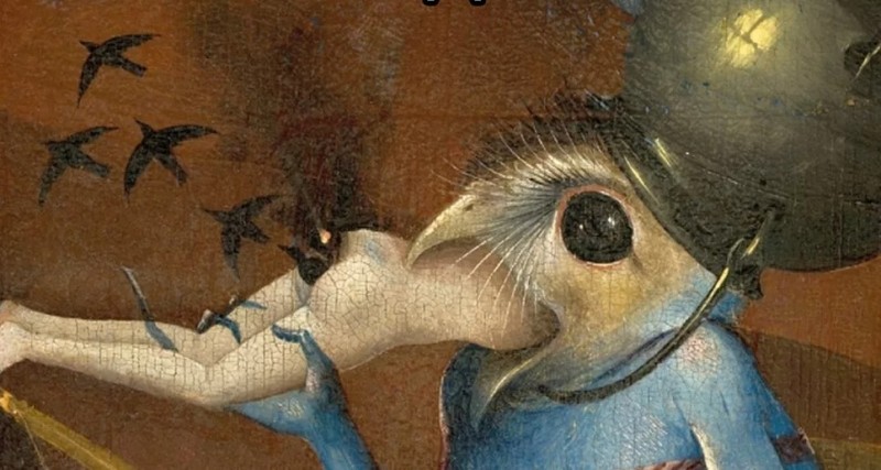 Create meme: Hieronymus Bosch , Bosch painter, hieronymus bosch bird