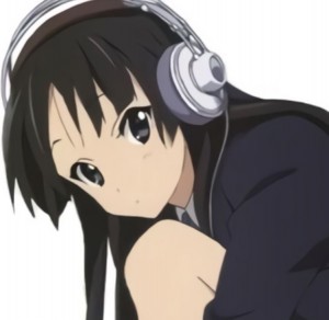 Create meme: akiyama mio, k-on Yui, anime