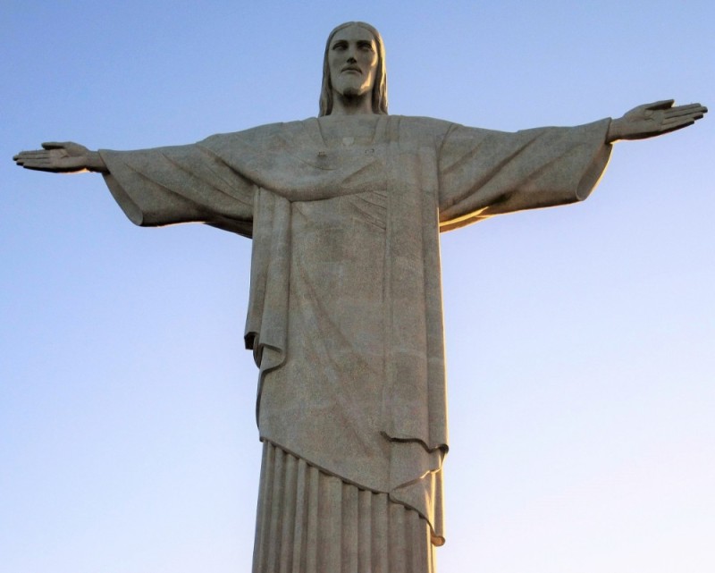 Create meme: the statue of Christ the Redeemer, statue of Christ Rio, the statue of Christ the Redeemer in Rio de Janeiro