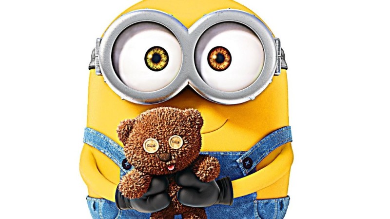 Create meme: minion bob with a bear, minion, minions bob and Stuart