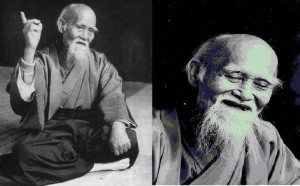 Create meme: Morihei Ueshiba, meme Chinese sage, sage