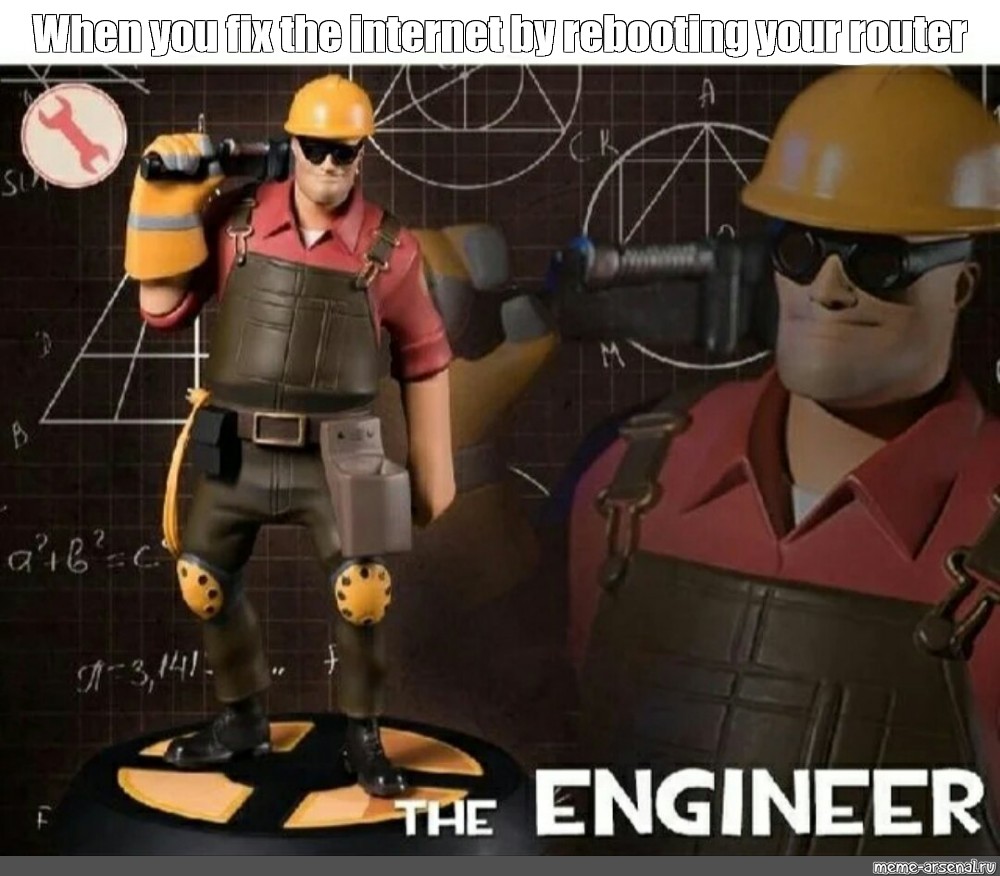 Инженер Team Fortress 2 Мем