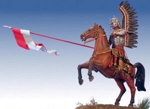 Create meme: Winged hussars, winged hussars mem, hussars Poland