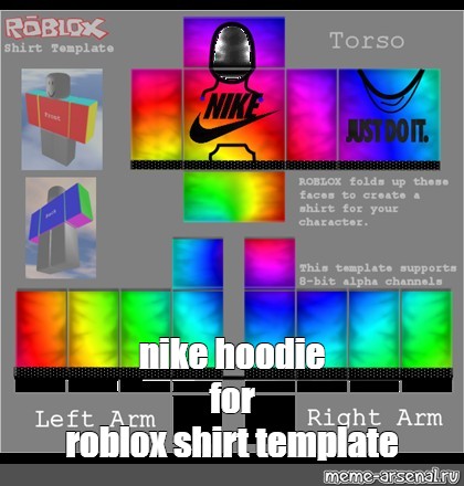 Somics Meme Nike Hoodie For Roblox Shirt Template Comics Meme Arsenal Com - nike roblox roblox