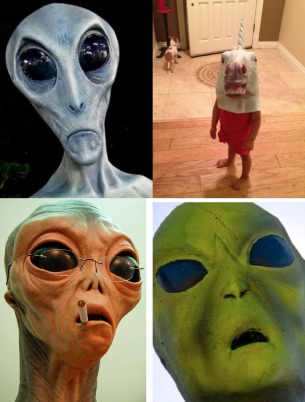 Create meme: The alien in, real aliens , alien 