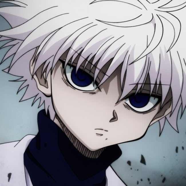 Создать мем: killua, аниме киллуа золдик, аниме киллуа