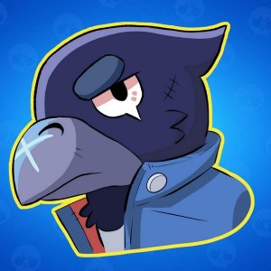 Create meme: brawl stars crow, heroes brawl stars, characters brawl stars