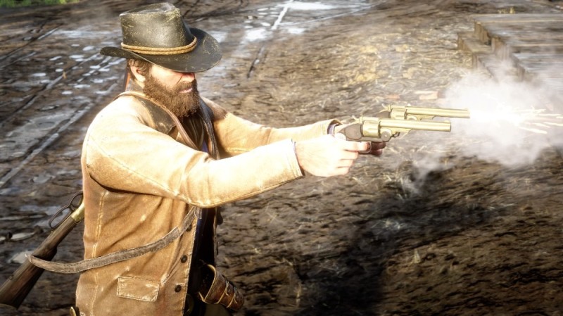 Create meme: the game is red dead redemption 2, the game red dead redemption, red dead