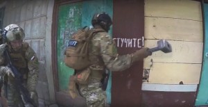 Create meme: the FSB special forces assault, SWAT busts in the door, meme SWAT busts in the door