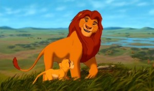 Создать мем: simba, aslan kral, mufasa