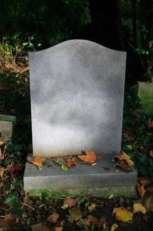 Create meme: tombstones, blurred image, tombstone