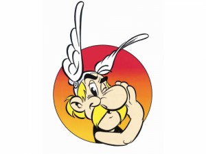 Create meme: asteriks, mascot, obelix