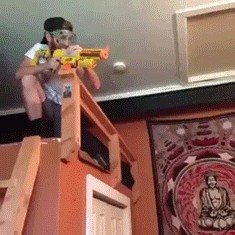 Create meme: nerf GIF