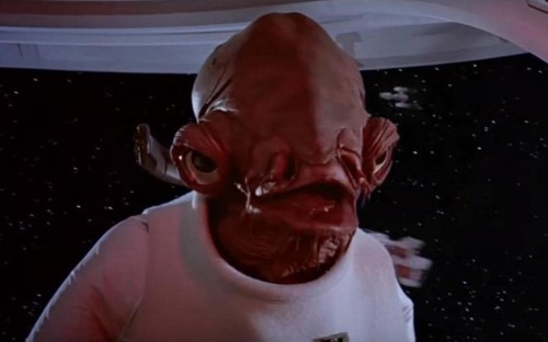 Создать мем: генерал акбар, адмирал акбар its a trap, admiral ackbar