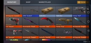 Create meme: game standoff 2, butterfly knife standoff 2, inventory with a butterfly knife in standoff