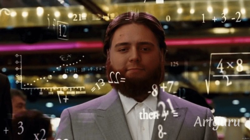 Create meme: the hangover Zach Galifianakis, Zach Galifianakis the hangover casino, the hangover meme with the calculation