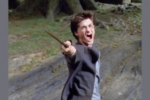 Create meme: Harry Potter casts a spell, Harry Potter