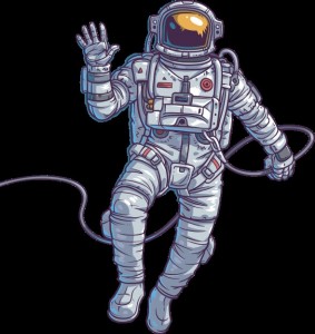 Create meme: astronaut in space art, astronaut in space, astronaut art