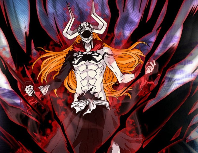 Create meme: Ichigo Vasto Lord, Ichigo Kurosaki bleach, bleach kurosaki ichigo demon