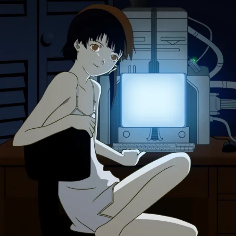 Create meme: Lane anime experiments Lane, anime experiments lane, experiments lane serial experiments lain