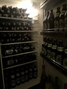 Create meme: beer shop, alcohol, refrigerator for champagne