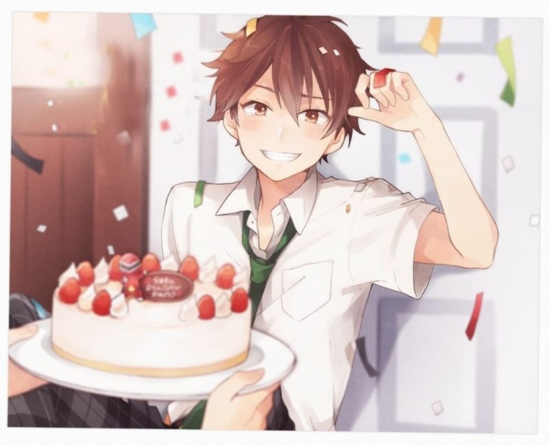 Create meme: anime happy birthday, Happy birthday greetings from Oikawa, anime birthday greetings