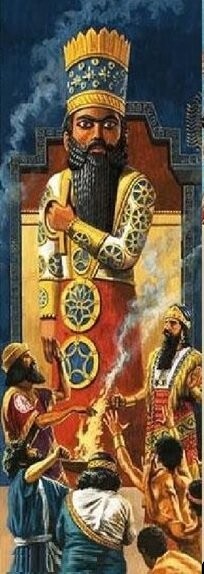 Create meme: Nebuchadnezzar the king of Babylon, Marduk is the god of Babylon, Nebuchadnezzar king of Babylon