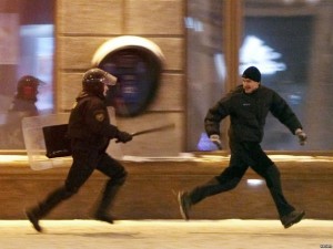 Create meme: Still from the film, man escapes from police, the guy running from the police