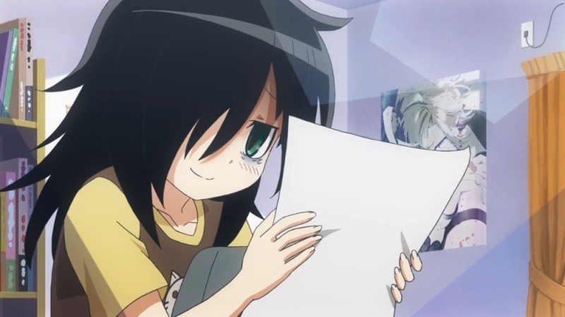 Create meme: tomoko anime, Yamada Watamote, watamote