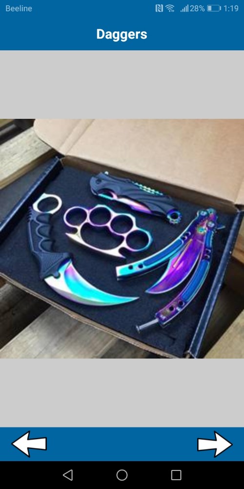 Create meme "karambit universe, karambit fade, neon knife" Pictures