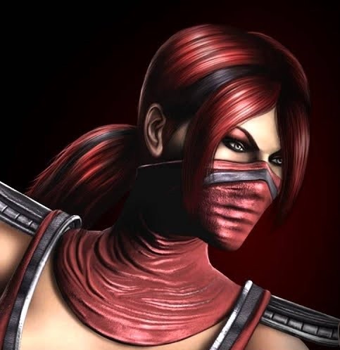 Create meme: scarlet mortal kombat, Scarlet MK 9