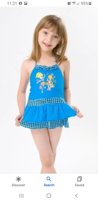 Create meme: children's swimsuit for girls, swimwear for children, swimwear for little girls