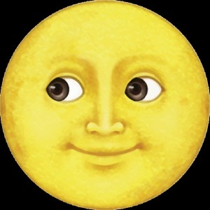 Создать мем: эмоджи луна и солнце, смайлик луна без фона, луна и солнце эмодзи