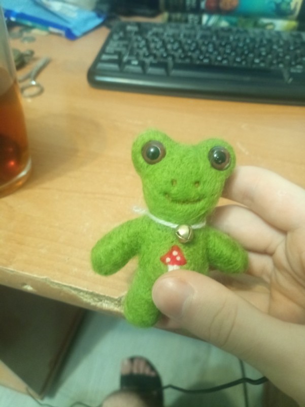 Create meme: frog 40 cm soft toy, stuffed frog toy, plush frog toy