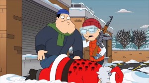 Create meme: 8 series season 6 American dad Santa, 14 American dad season 8 series, American dad rolesto