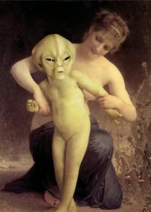 Create meme: william adolphe bouguereau, Alien