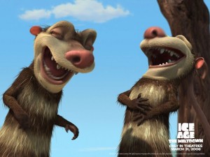 Create meme: ice age, the possums from ice age, ice age 2
