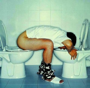 Create meme: photo funny toilets, man pooping in bathroom, sick in the toilet