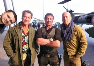 Create meme: the expendables 2, Sylvester Stallone Schwarzenegger Bruce Willis photos, sylvester stallone