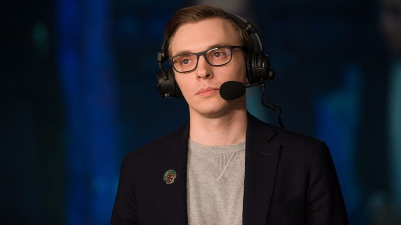 Create meme: Vladimir maelstorm Kuzminov, Dota 2 commentators, maelstorm DotA 2