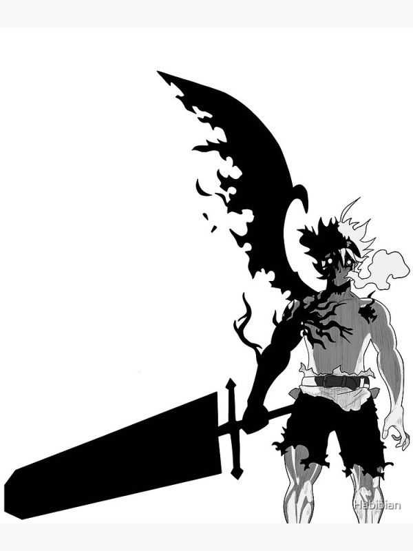 Create meme: black clover aster demon, Black clover asta demon, Asta Black Clover manga