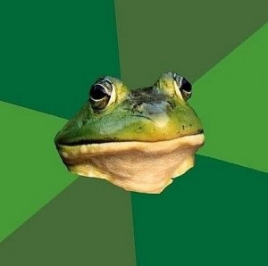 Создать мем: грязнуля жаба холостяк