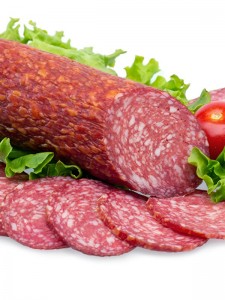 Create meme: salami, sausages, sausage