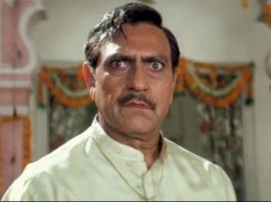 Create meme: Raja, amrish Puri, puri