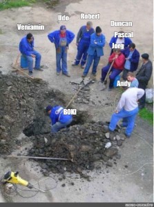 Create meme: Vasya, managers and Bob