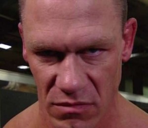 Create meme: Brock Lesnar, John Cena