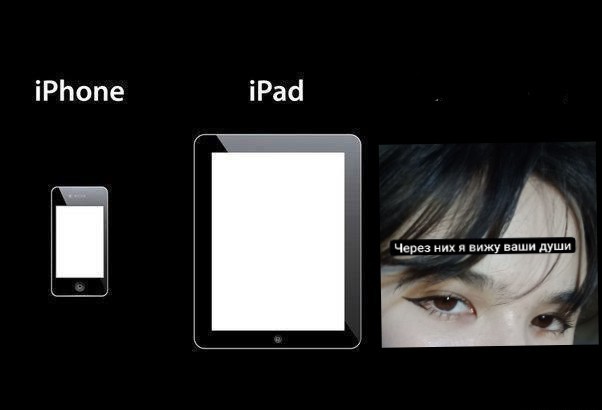 Create meme: apple ipad, tablet frame, iphone ipad