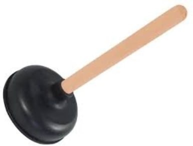 Create meme: plunger 400 mm, plunger with wooden handle, plunger cylinder. wooden handle F 110