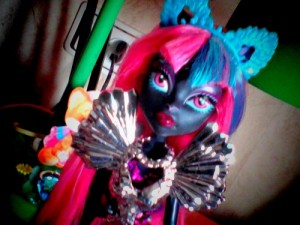 Create meme: catty Noir, doll monster high, catty noir